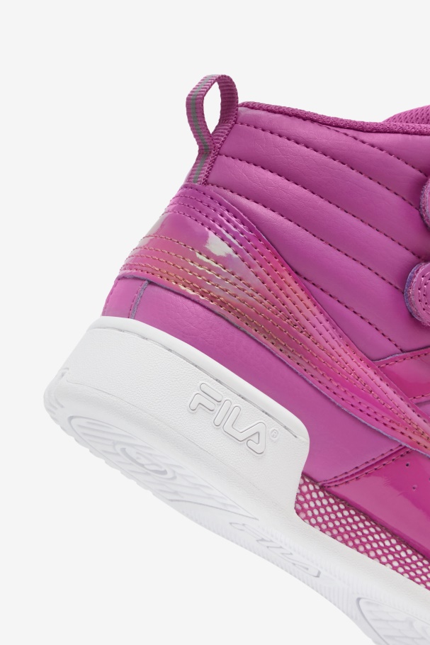 Iridescent/Purple/White Fila UK Big Kids\' F-14 Iridescent