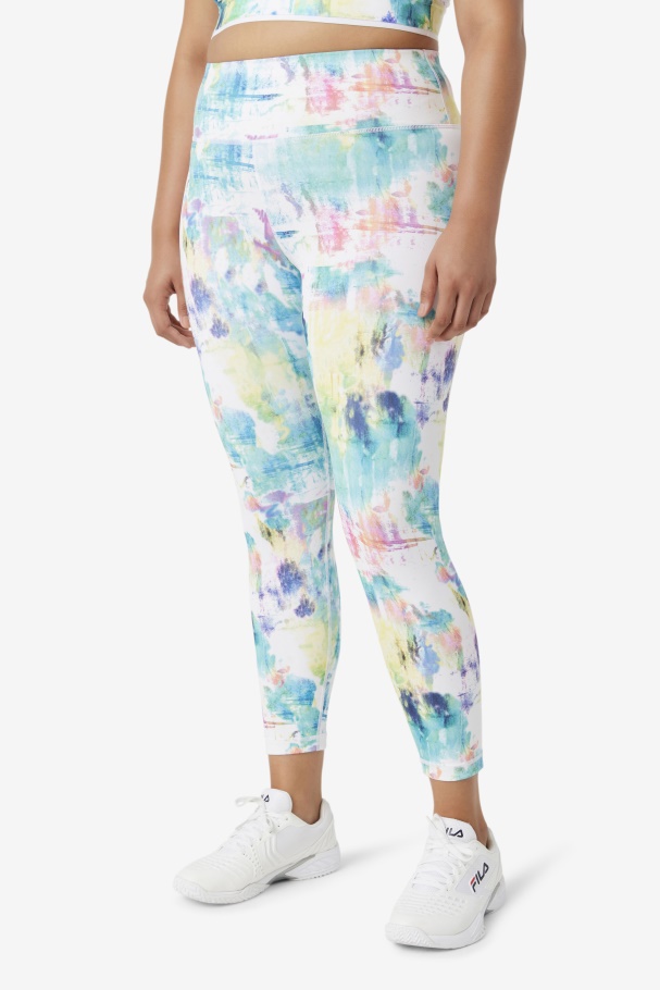 Tie Dye Fila UK Forza Sleek 7/8 Leggings
