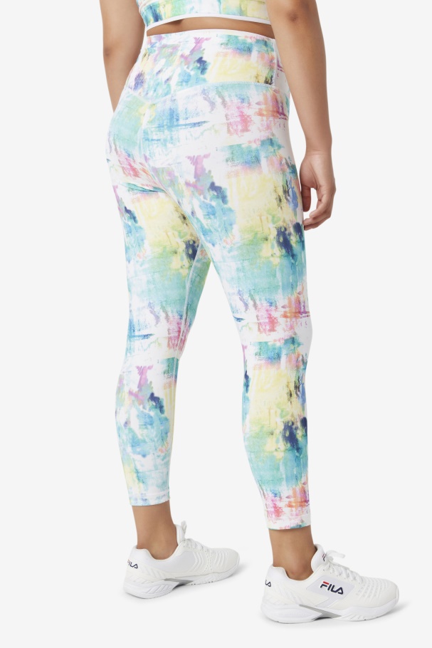 Tie Dye Fila UK Forza Sleek 7/8 Leggings