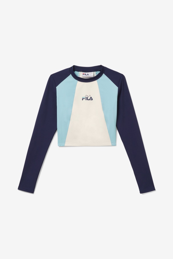 Fila UK Whitely Top Navy/Iced Aqua/Egret