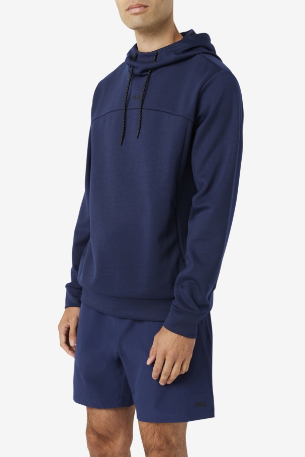 Peacoat/Black Fila UK Aadheen Hoodie