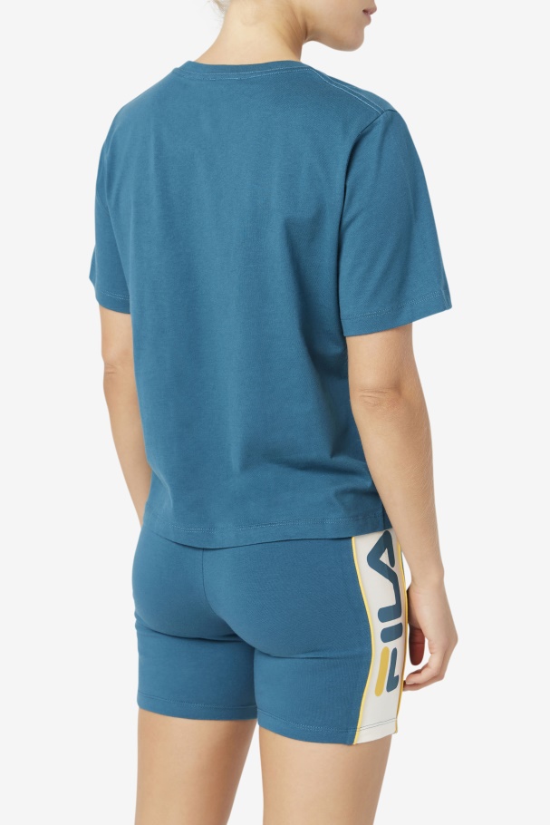 Blue Coral Fila UK Thea Tee