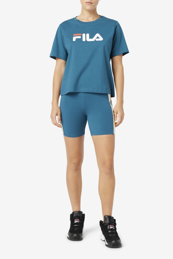 Blue Coral Fila UK Thea Tee