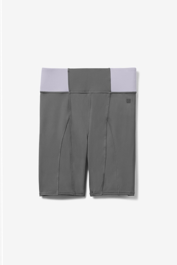 Forza 8\" Texture Bike Short Fila UK Gargoyle/Lavender Blue