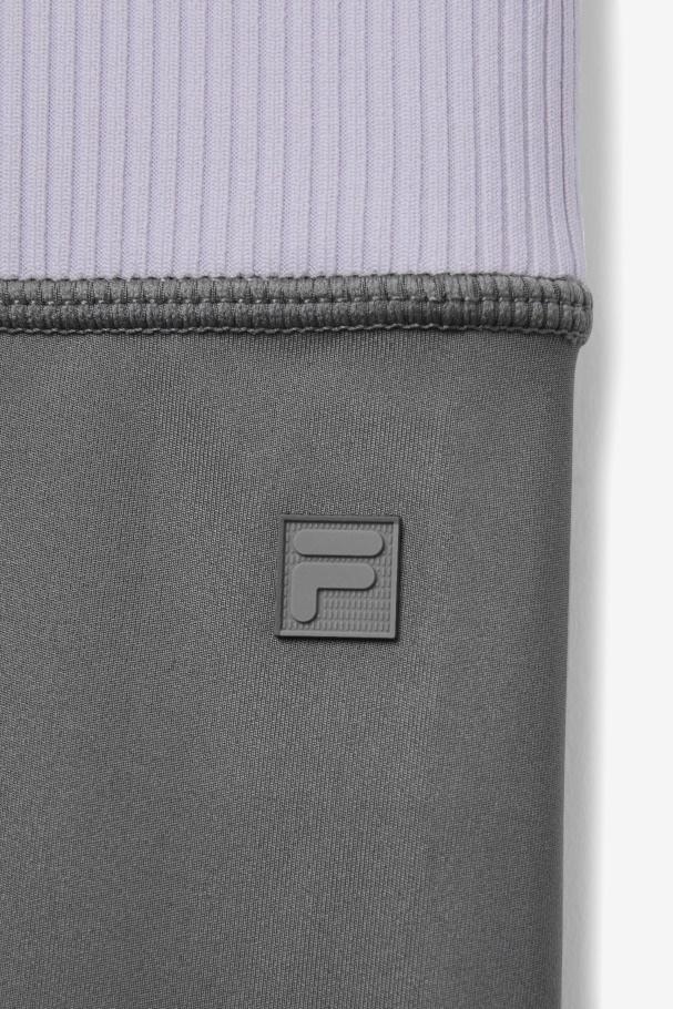 Forza 8\" Texture Bike Short Fila UK Gargoyle/Lavender Blue