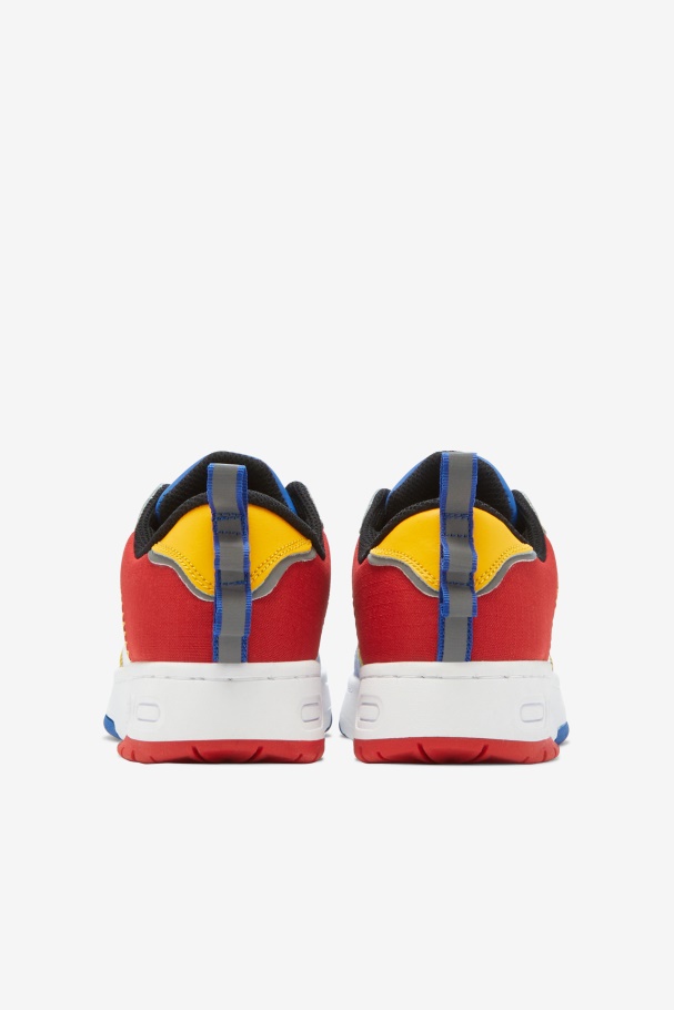 Fila UK Big Kids\' Lnx-100 Chain Stitch Black/Red/Blue