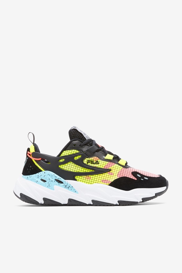 Fila UK Black/White/Yellow Men's Ray Tracer Evo