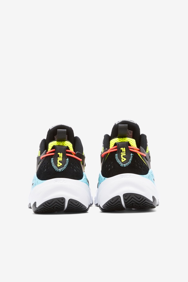 Fila UK Black/White/Yellow Men\'s Ray Tracer Evo