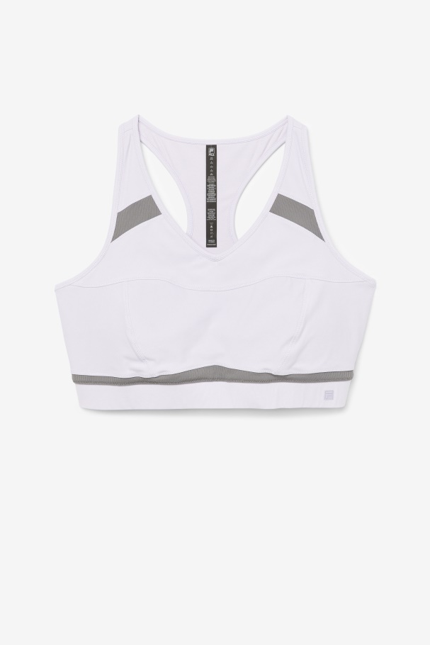 Lavender Blue/Gargoyle Uplift Racerback Sports Bra Fila UK