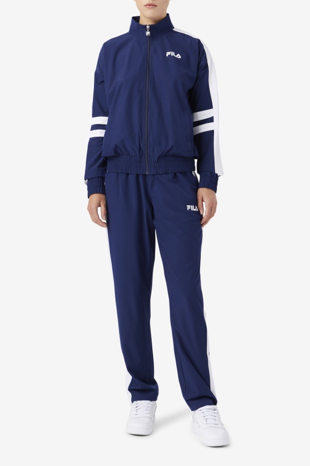 Jovia Track Pant Navy/White Fila UK