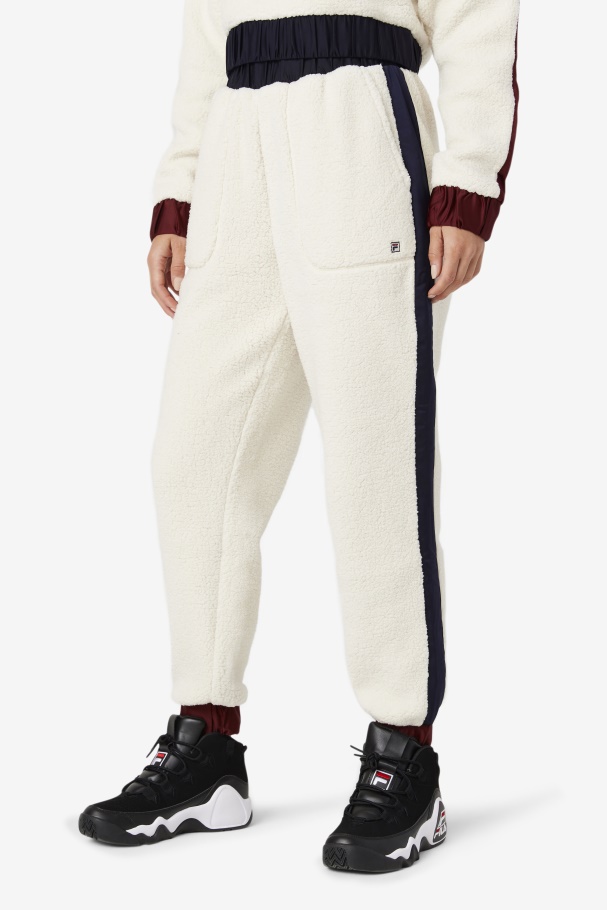 Tofu/Peacoat/Tawny Port Fila UK Malia Jogger
