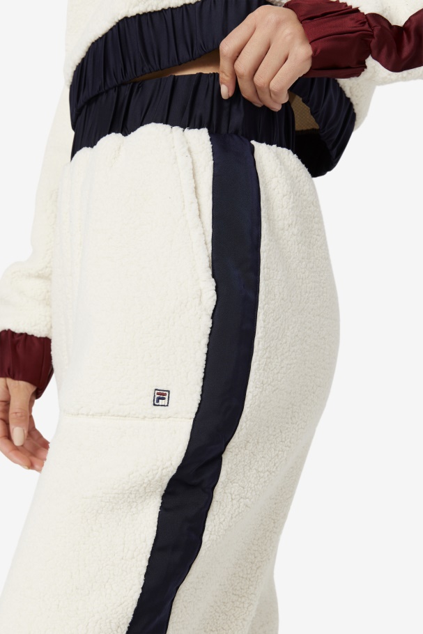 Tofu/Peacoat/Tawny Port Fila UK Malia Jogger