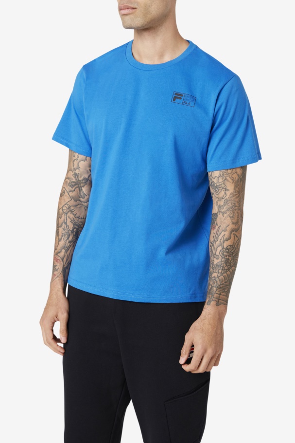 Track Tee Fila UK Blue/White