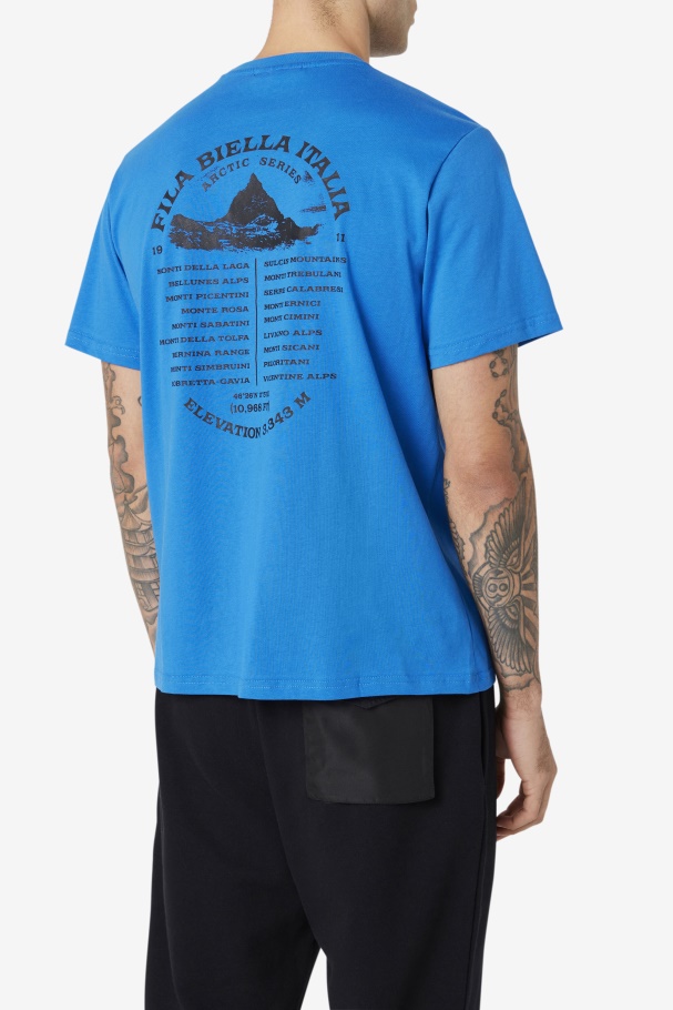 Track Tee Fila UK Blue/White