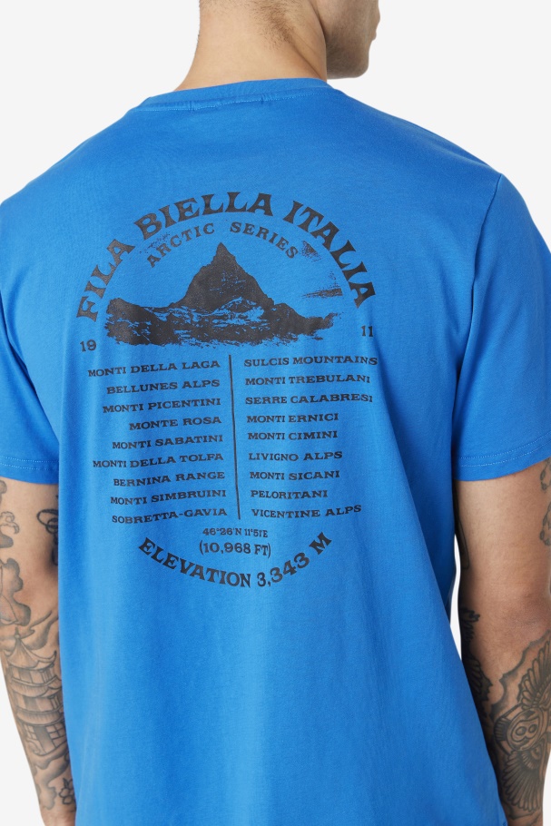 Track Tee Fila UK Blue/White