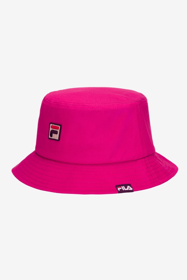 Festival Fuchsia Heritage Bucket Hat Fila UK
