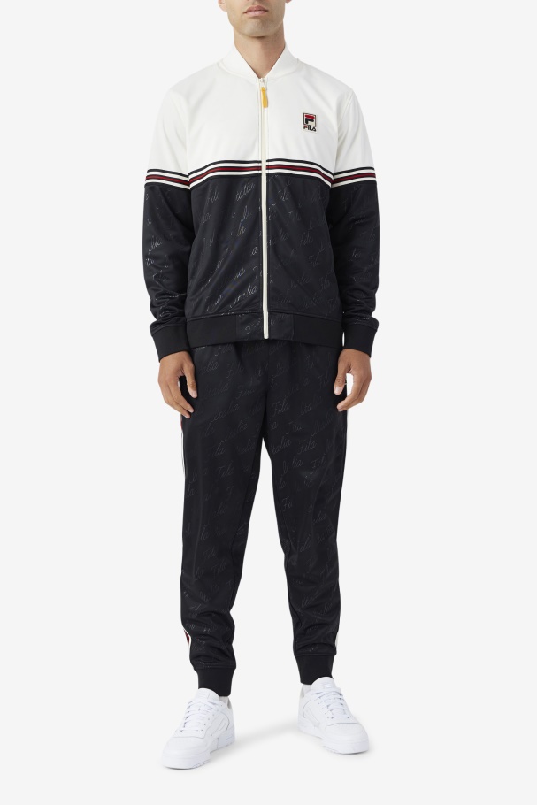 Black/Gardenia/Yellow Ridd Track Jacket Fila UK