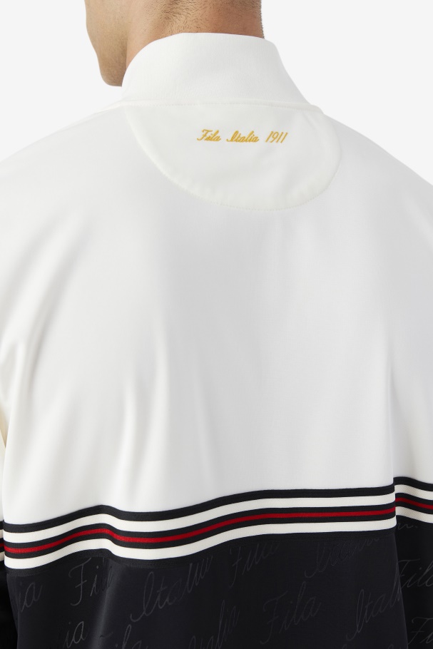 Black/Gardenia/Yellow Ridd Track Jacket Fila UK