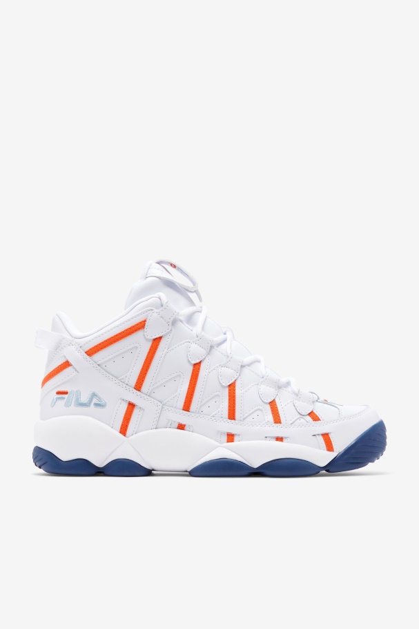 Men's Stackhouse Spaghetti White/Red Orange/Blue Fila UK
