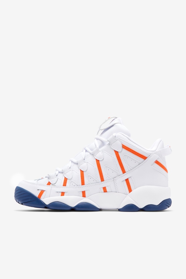 Men\'s Stackhouse Spaghetti White/Red Orange/Blue Fila UK