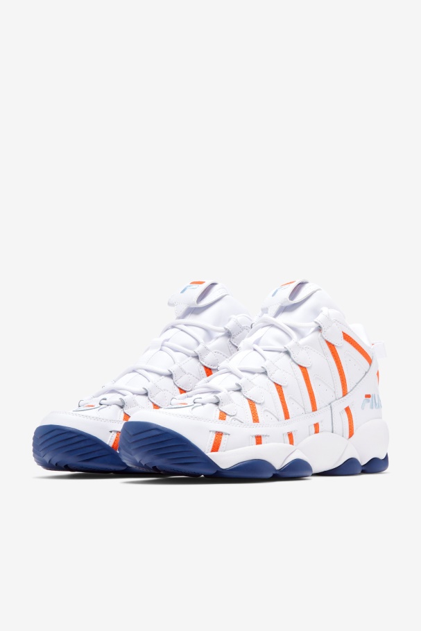 Men\'s Stackhouse Spaghetti White/Red Orange/Blue Fila UK