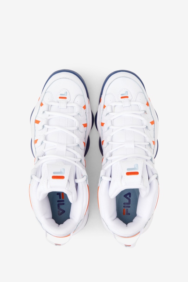 Men\'s Stackhouse Spaghetti White/Red Orange/Blue Fila UK