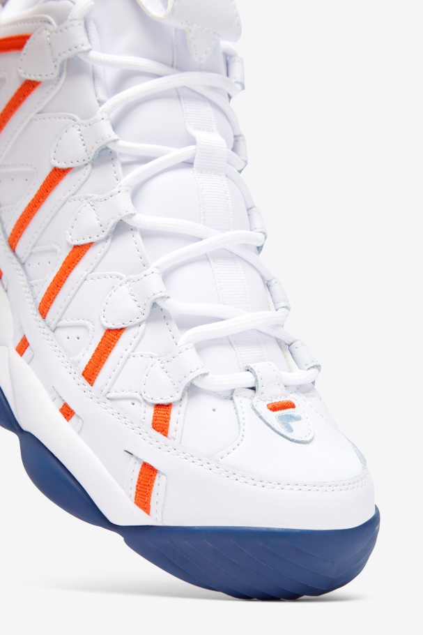 Men\'s Stackhouse Spaghetti White/Red Orange/Blue Fila UK