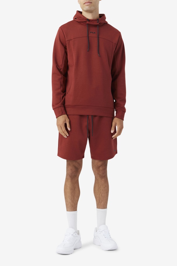 Fila UK Aadheen Hoodie Russet Brown/Black