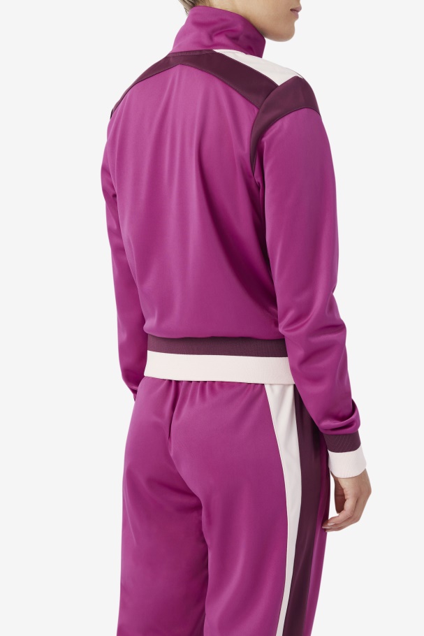 Rouge/Grape Wine/Potpourri Fila UK Sandy Track Jacket