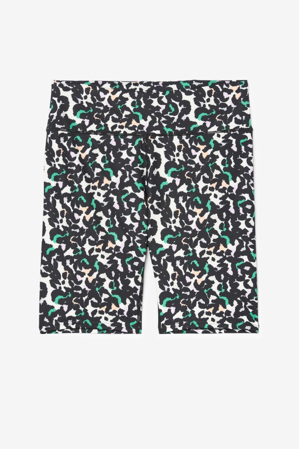 Black Animal Fila UK Forza 8" Bike Short