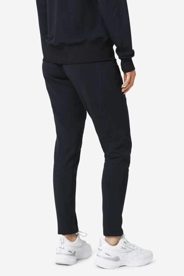 Black Fila UK Fi-Lux Slim Leg Pant