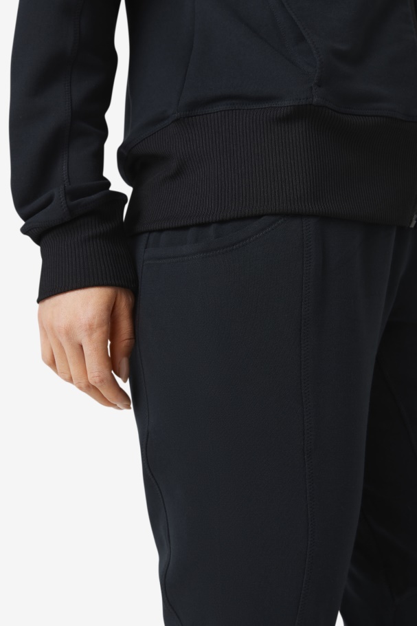 Black Fila UK Fi-Lux Slim Leg Pant