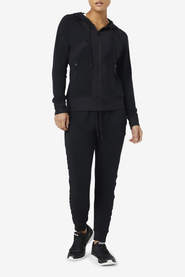 Fi-Lux Texture Jogger Black Fila UK