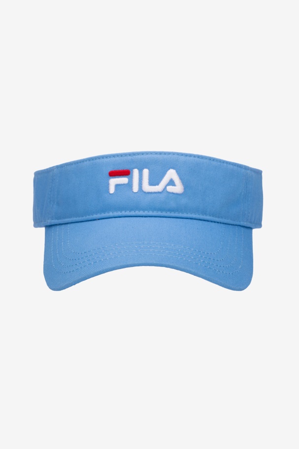 Cornflower Blue Embroidered Visor Fila UK