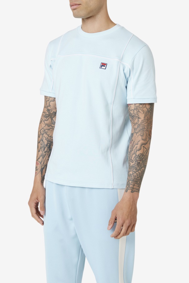 Blue/White Fila UK Terrinda Crew