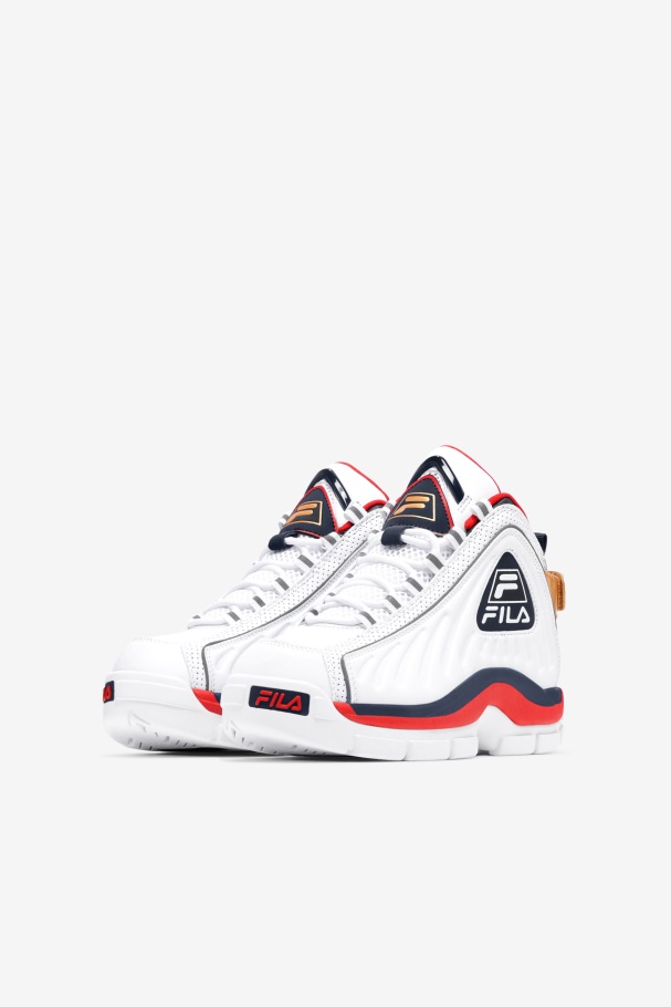 Little Kids\' Grant Hill 2 Game Break White/Blues/Red Fila UK