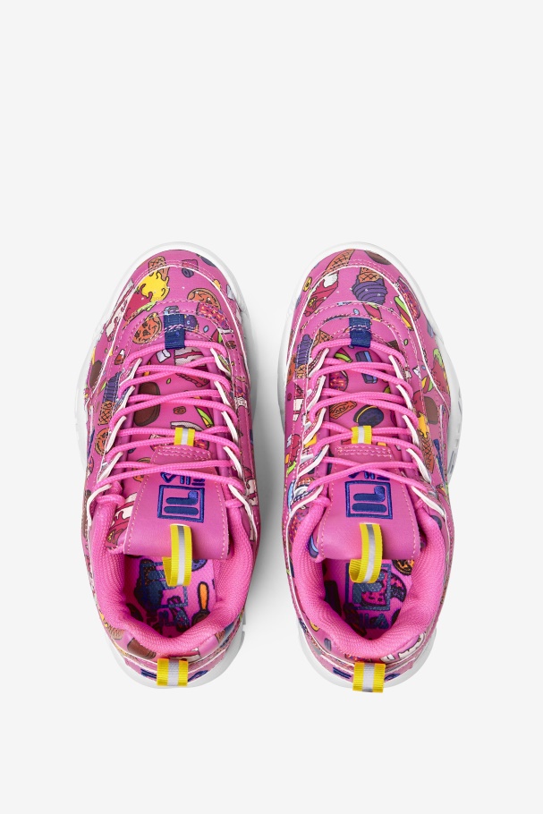 Little Kids\' Disruptor 2 Premium Sugar Plum/Purple/Lemon Fila UK