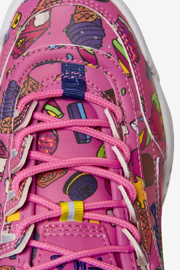 Little Kids\' Disruptor 2 Premium Sugar Plum/Purple/Lemon Fila UK