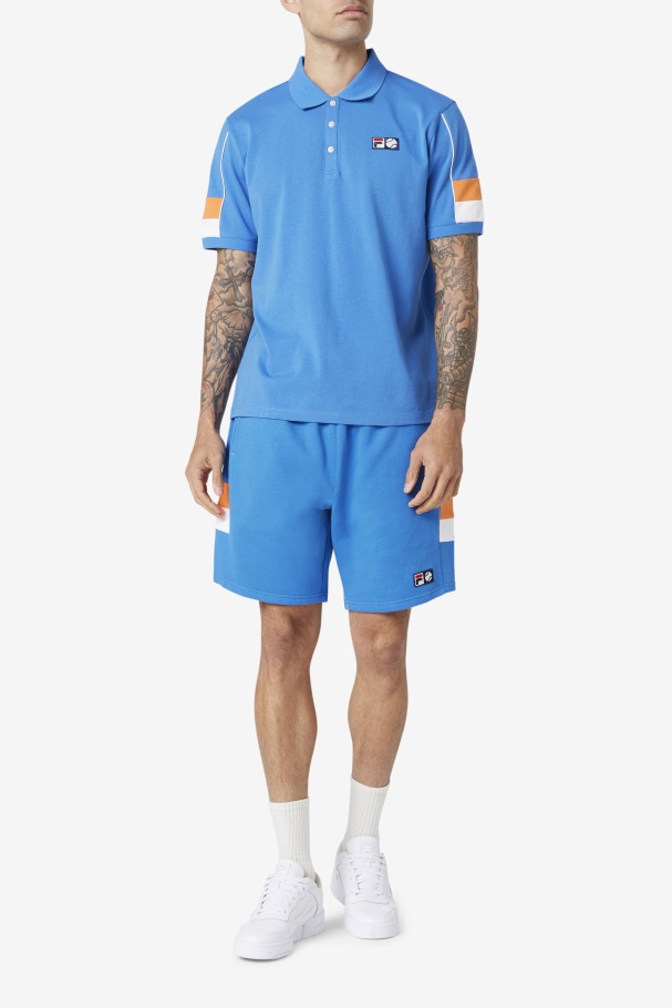 Strong Blue/White/Coral Rose Coda Polo Fila UK