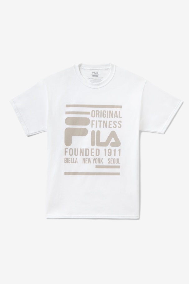 Original Fitness Tee Fila UK White