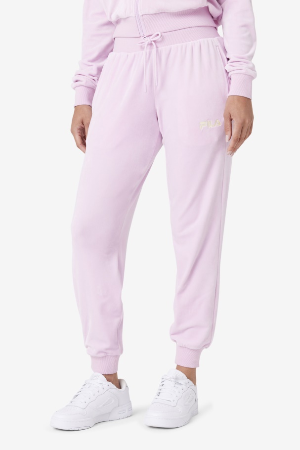 Fila UK Zura Velour Jogger Orchid