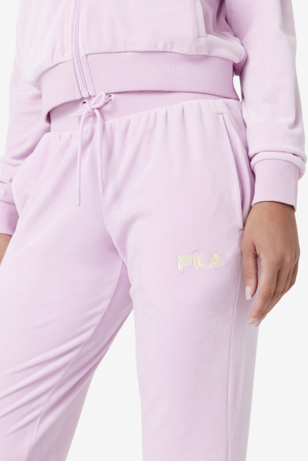 Fila UK Zura Velour Jogger Orchid