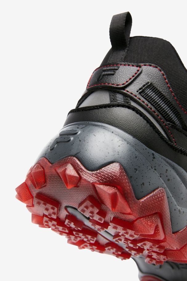 Men\'s Oakmont Tr Mid Black/Red Fila UK