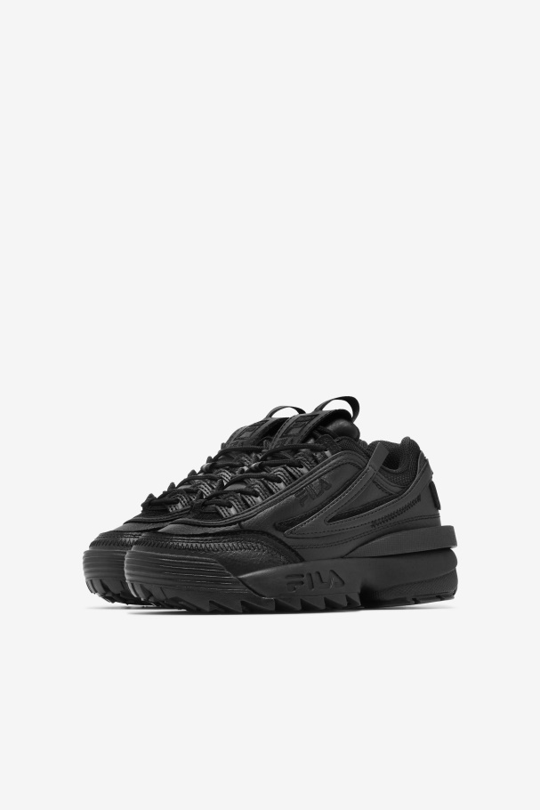 Fila UK Black Big Kids\' Distruptor 2 Exp