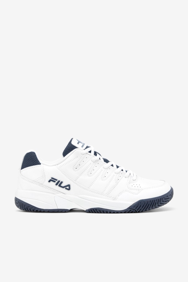 Men's double bounce Fila UK White/Navy