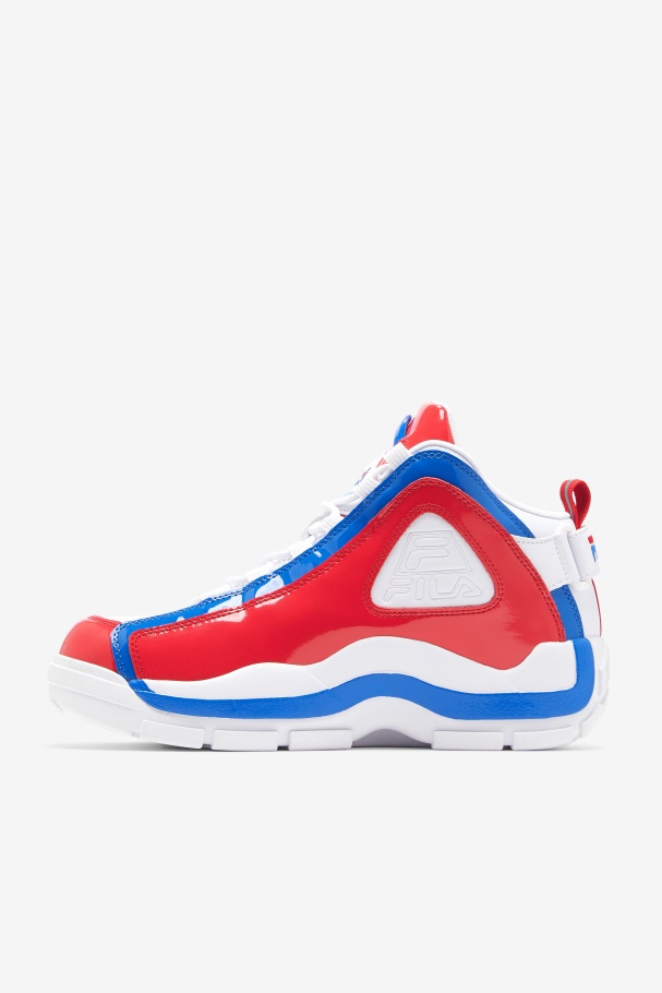 Men\'s Grant Hill 2 Fila UK White/Red/Blue