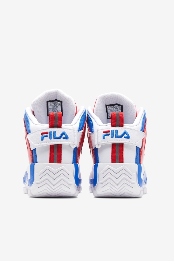 Men\'s Grant Hill 2 Fila UK White/Red/Blue