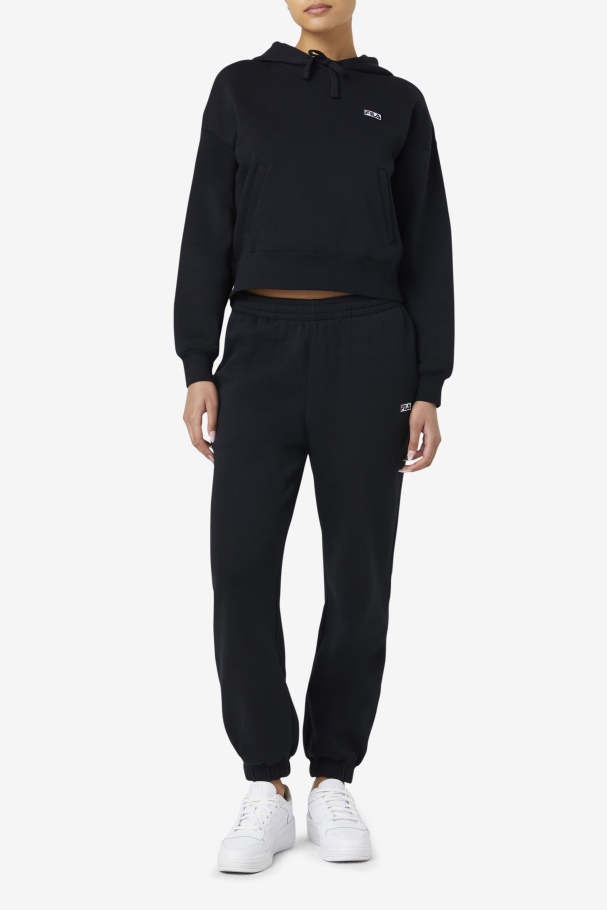 Black Fila UK Lassie Jogger