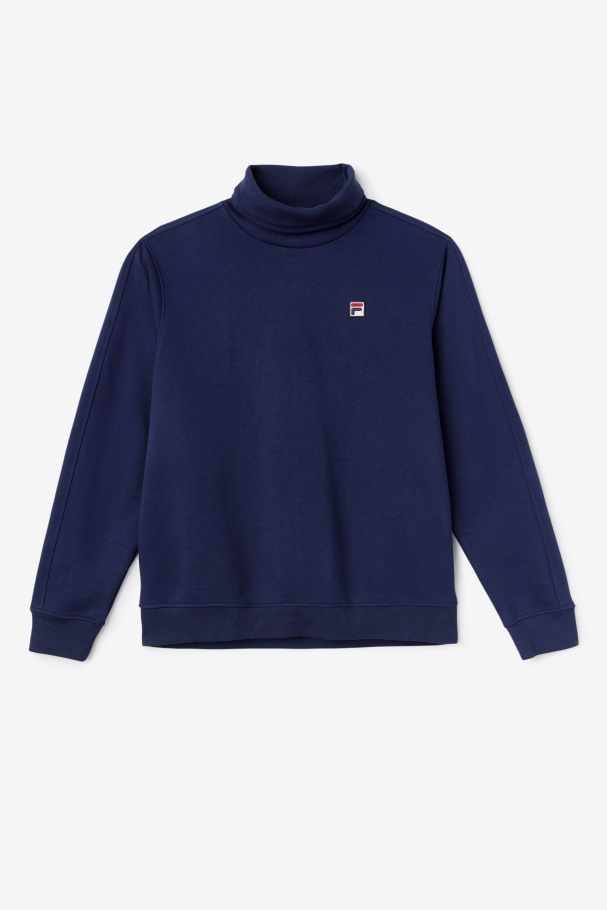 Noah Fleece Turtleneck Peacoat Fila UK