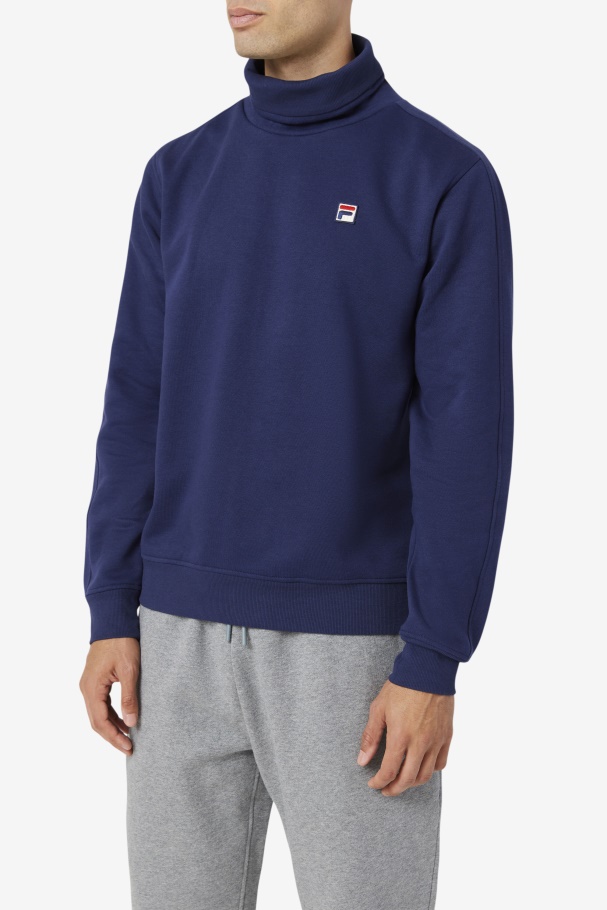 Noah Fleece Turtleneck Peacoat Fila UK